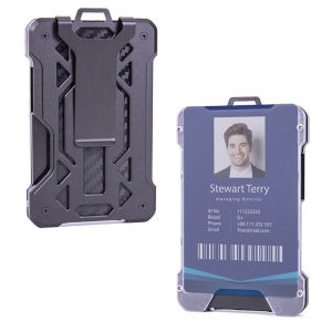EDC Credit Card Holder Men Practical Tactical Identification Bank Cardholder Aluminium Metal Smart Magic Minimalistic Wallet