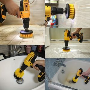 3-in-1 Electric Cleaning Brush Set - Perfect for Carpet Sofa Tile Car Wash & More!