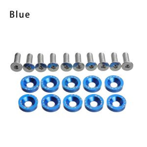 NOBLELYN 10PCS High Quality Ultra Zero Thunder Eagel Car Decorative Screws Handle Bar Screws Scooter Fasteners Screws Screw Washers