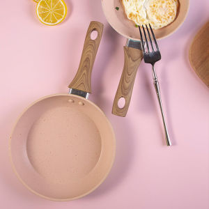 กระทะ หม้ออาหารเสริม กระทะเคลือบหินอ่อน ขนาด 16cm สําหรับเตาทุกประเภท NON STICK Marble Stone Frying pan