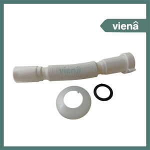 [ VIENA ] Selang BCP Bak Cuci Piring 1 1/2" Inch Tarik Putih