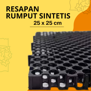 Resapan Untuk Rumput Sintetis Outdoor Drainase Cell Ukuran 25x25 Dari Toko Rumput Sintetis