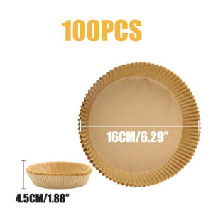 Air Fryer Paper Disposable Paper Liner Non-Stick Oil-proof Accessories for Barbecue Plate Food Oven Fryer Papers