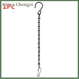 Ginca ที่แขวนกระถางต้นไม้สีดำสำหรับติดสวนอุปกรณ์ให้อาหารนกเครื่องประดับ