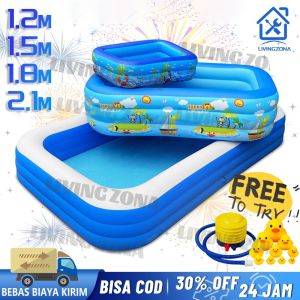 [COD Stok Ready] Kolam Renang Anak Kolam Renang Mandi Anak Ocean Pool Kolam Mandi Anak Kolam Renang Anak Jumbo Kolamrenang Anak Besar Murah 120x85x30 150x105x55