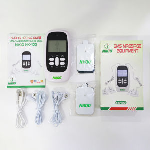 Máy massage xung điện 4 miếng dán pin sạc Nikio NK-100