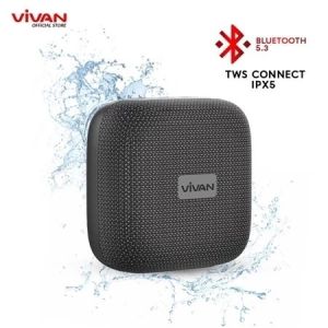 VIVAN Mini Speaker VS3 | IPX5 | Bluetooth 5.3 | TWS Connect | Playtime 5 Hours - Garansi Resmi 1 Tahun