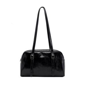 Stylish Casual Underarm Bags for Women Girl Large Capacity Handbag Purse All-matching Shoulder Bag PU Leather Casual Bag