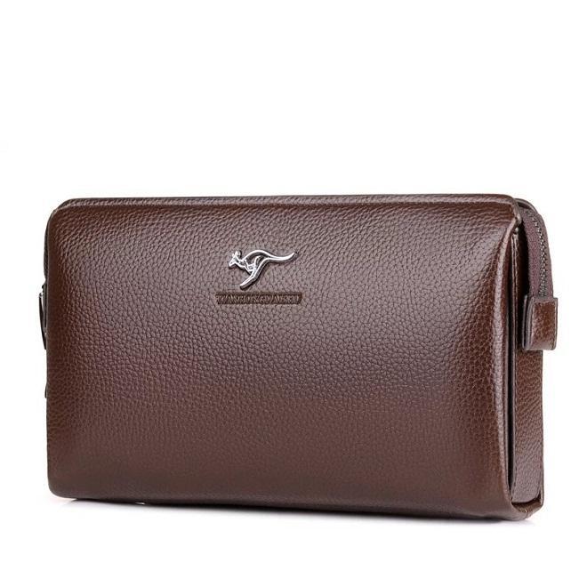 Bóp ví nam nữ cao cấp khóa số (Kích thước: 22x14x4,5cm. da bò cao cấp 100%).Bóp nữ. Ví nữ. Vi cầm tay. Ví nam. Ví thời trang nữ - Ngoc Khanh Market