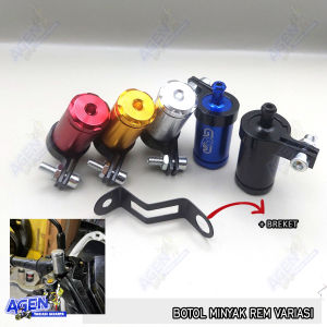 Tabung Minyak Rem bonamici+Braket Tabung Minyak Rem Full CNC Universal