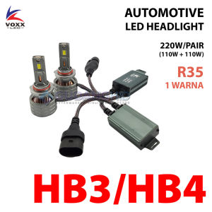 VOXX LED R35 Lampu LED Mobil 220W H4 H7 H11 HB3 HB4 HIR2 12V-36V Canbus