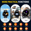 LIGE Bluetooth Call Smart Watch Men Full Touch Screen Sports Fitness Watch IP68 Waterproof for Android iOS + Box. 