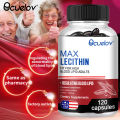Lecithin Supplement, Lowers Cholesterol, Promotes Cardiovascular Health and Heart Health, Unclogs Blocked Breast Ducts, Supports Cognitive Function and Liver Health. 