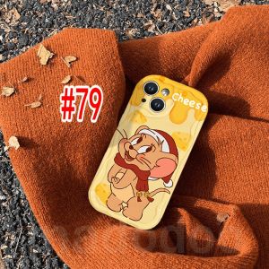 แมวและหนูการ์ตูนคู่ Redmi Note 13 Pro + 12S 4G 12 Pro Plus 5G 13C 14C 12C A1 A2 A3 11S 11 10C 10 9T 9C 9A POCO X6 X5 M6 C65เลนส์รูเล็กเคสโทรศัพท์นิ่มกันตก NY 78