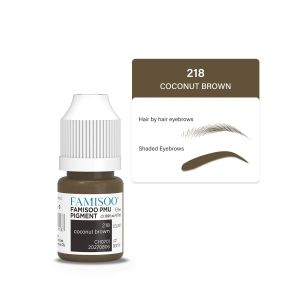 (In stock) FAMISOO 5ML Eyebrow Tattoo I Professional Pigment for Eyeliner Black Tattoo Microblading Paint I For Semi Permanent Makeup