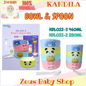 KANDILA BOWL & SPOON SET KDL 022-3 460ML ISI 4PCS BOWL
