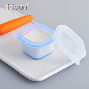 Liflicon Silicone Container Cube - Best Food Storage for Babies