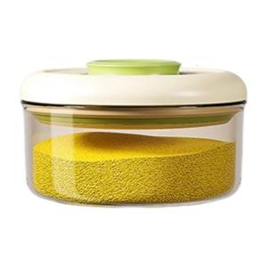 Vòng ấn niêm phong chân không lưu trữ container nhựa kín nhà bếp tổ chức với Stackable thiết kế 4 kích thước