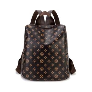 ABC BAGS# 1318  TRENDIES BAG  LEATHER MATERIAL  SCHOOL BAGPACK FOR WOMEN WITH ADJUSTABLE STRAP