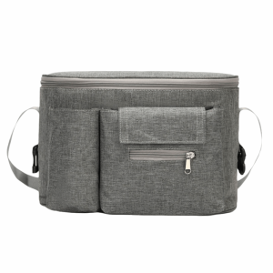 SI958 Large Capacity Baby Stroller Bag Cartoon Multiple Pockets Mummy Storage Bag Easy Installation with Zipper Baby Stroller Hanging Bag Baby Stroller Accessories