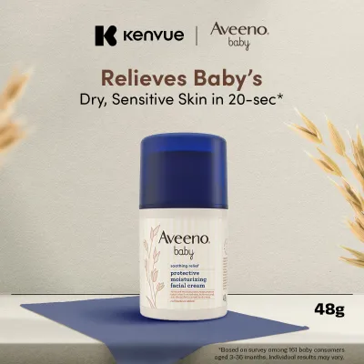 Aveeno Baby Soothing Relief Protective Moisturizing Facial Cream 48g