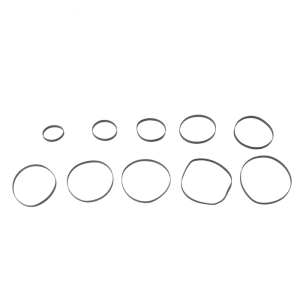 Low Vibration 4mm Flat Rubber Belt Optimized For Antique Auditory Stretch Resistant Secure Grip