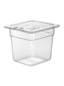 Acrylic Sinker Container Food Pan Sauce Pan Food Container Canister Milktea Pearl Canist 1/3 1/4 1/6 1/9