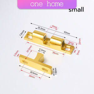 One Home กลอนล็อคประตูตู้ ลิ้นชัก ฮาร์ดแวร์ล็อคประตู Furniture Door Latch