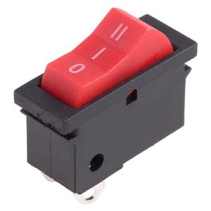 Electric Hair Blower Rocker Switch Hair Dryer Parts 3 Pin 3 Position Rocker Switch ON/Off Rocker Switch Black Red