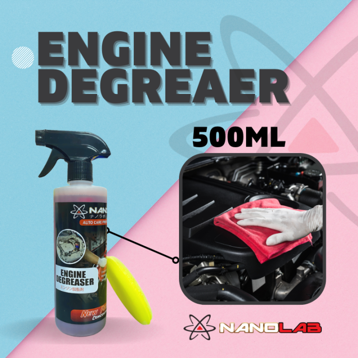 【NanoLab】Engine Degreaser (500ml) Alkaline Chemical Cleaner Motor