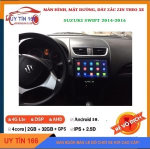 Màn hình ANDROID 10. màn hình lắp sim 4G RAM 2G ROM 32G cho xe SUZUKI SWIFT 201420152016 với thiết kế nhỏ gọn zin theo xe tích hợp sẵn bản đồ NAVITEL yotube ẩn màn hình lắp sim cho ô tô cao cấp SHOP UY TÍN 166