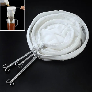 Reusable Multi-function Filter Bag Fine Mesh Cotton Fine Filtration Coffee Milk Tea Filter Bag Coffee Machine Drip Filter Bags