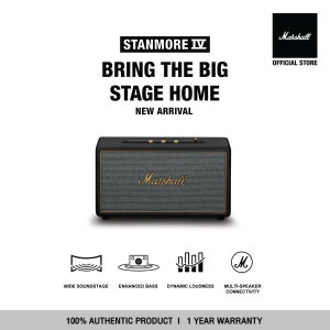 [NEW ARRIVAL] MARSHALL STANMORE IV BLUETOOTH SPEAKER BLACK - 1 YEAR WARRANTY