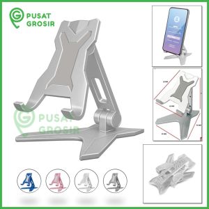 Dudukan Holder Hp Lipat HD43 HD-43 Phone Stand Meja Penyangga Handphone universal - PUSAT GROSIR