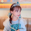 Girls Princess Crowns Crystal Hairband Romantic Bride Hair Accessories for Women Kid Cosplay Party Wedding Jewelry Headwear. 