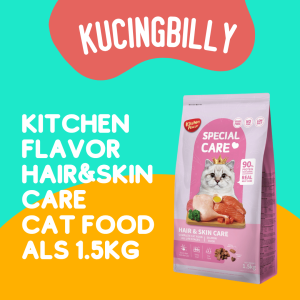 Kitchen flavor hair & skin care all life stages cat food 1.5kg