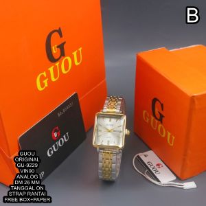 BISA CODJAM TANGAN WANITA GUOU ORIGINAL GO-9229 jam tangan wanita terbaru / jam tangan wanita termurah / jam tangan wanita kekinian / jam tangan wanita sultan / jam tangan wanita viral