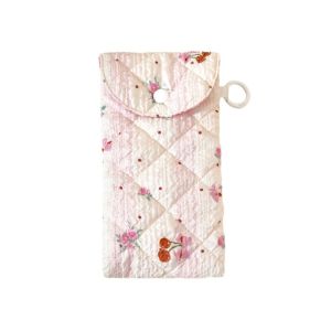 ZENO In hình nơ Túi đựng kính mắt Mềm mại Chống va đập Hộp đựng kính có đệm Chống trầy xước Bao bảo vệ kính mát du lịch