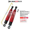 โช๊คหลังคู่ KAYABA WAVE 100, 100-S, 100-Z, 110, 110-I, RS, 125-I, 125-R, 125-X / CZ-I 110 / BEST 125, PRO โช๊คหลังHONDA WAVE100 โช๊คหลังWAVE110 โช๊คหลังWAVE125 โช๊คหลังCZI โช๊คหลังSUZUKI BEST (SR2-1000). 
