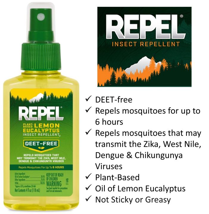 Repel® Plant-Based Lemon Eucalyptus Insect Repellent2 (Pump Spray)