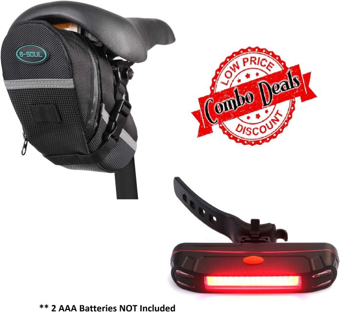 Bsoul Bike Saddle Bag Water Resistant Bicycle Under Seat Pouch