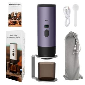Automatic Capsuled Coffee Maker With Heating Function Portable Compacts Design For Travel Camping Home Office Use