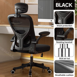 【Free gift #24 H shipped】Office Chair Ergonomics Chair Computer Chair Conference Chair Gaming Chair High Back Comfortable Mesh Office Chair With Lumbar Support Home Office Chair Furniture
