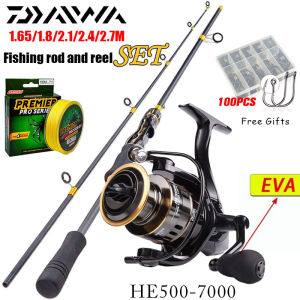 Fishing rod set full set original Fishing Rod and Metal Fishing Reel braided line fishing hook fishing kit accessories