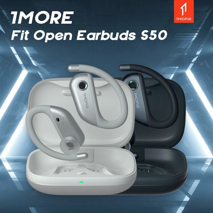 1MORE FIT OWS Open Earbuds S50 Wireless Bluetooth 5.3 DLC PurePower ...
