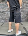 TPPJEANS Short's Street Denim กางเกงยีนส์ขาสั้นสตรีทชาย ทรงขาใหญ่ สีดำยีนส์เข้ม เป้าซิป ทรงสวยผ้าใส่สบาย Size 26-36 รับชำระปลายทาง. 