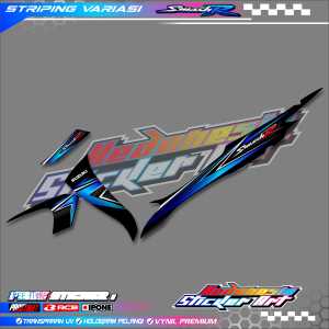 STRIPING VARIASI SUZUKI SMASH R / STICKER LIST VARIASI MOTOR SUZUKI SMASH R