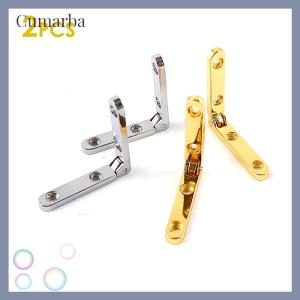 [Cumarba] 2Pcs 90 Degree Hinges For Wooden Box Jewellery Case Cabinet Furniture Hardware