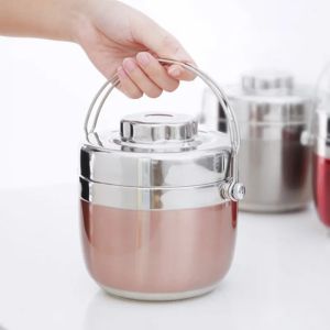 Bento Box Food Thermal Jar Insulation Soup Thermos Bag Portable Stainless Steel Leak-proof Tableware Lunch Storage Container2026