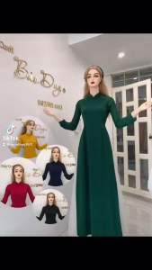 Áo dài 4 tà thiết kế cao cấp chuẩn form nhiều màu